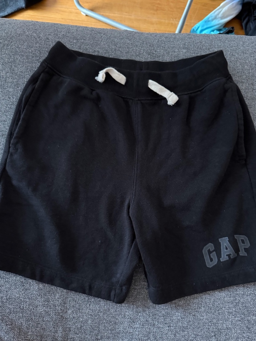 GAP Black Drawstring Athletic Shorts